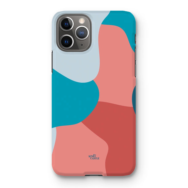 Blue, Red & Pink Abstract Snap Phone Case