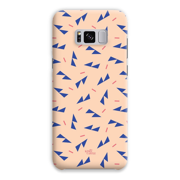 Blue Ditzy Triangles Snap Phone Case