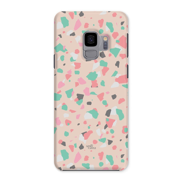 Coral, Pink & Mint Terrazzo Snap Phone Case