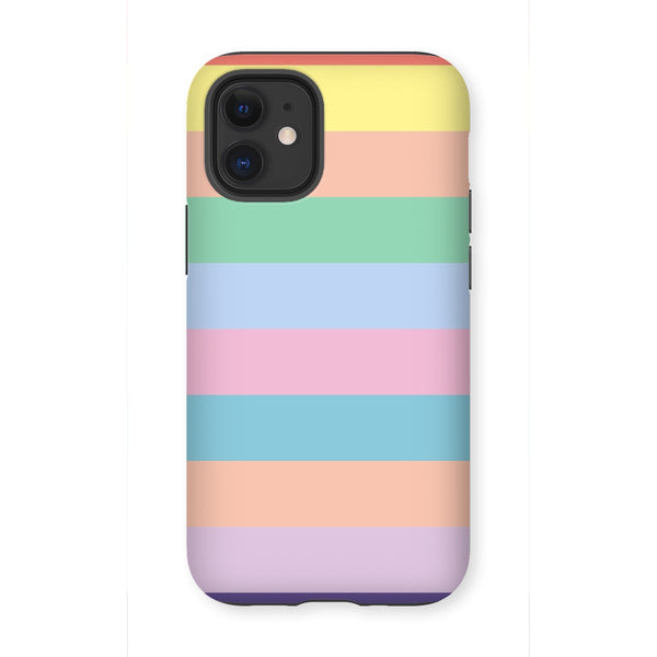 Pastel Stripe Tough Phone Case