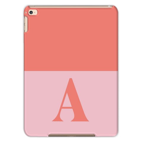 Monogram Initial Pastel Colours Tablet Cases