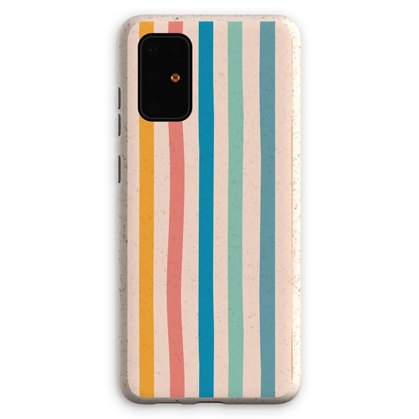 Earth Tones Stripe Eco Phone Case