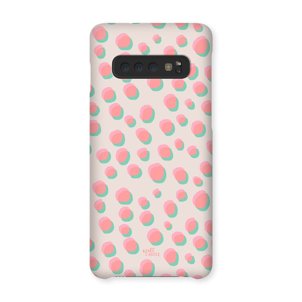Coral & Mint Pastel Dots Snap Phone Case