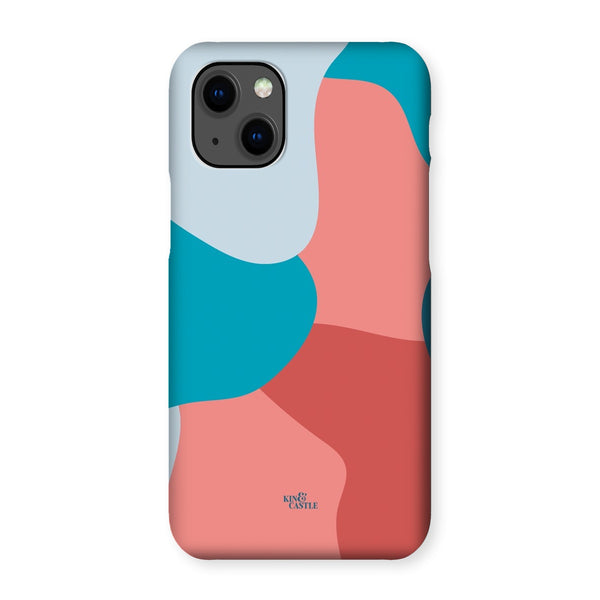 Blue, Red & Pink Abstract Snap Phone Case