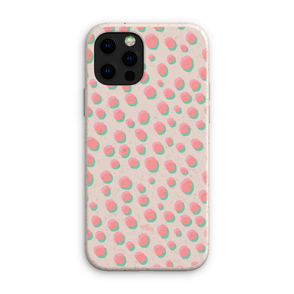 Coral & Mint Pastel Dots Eco Phone Case