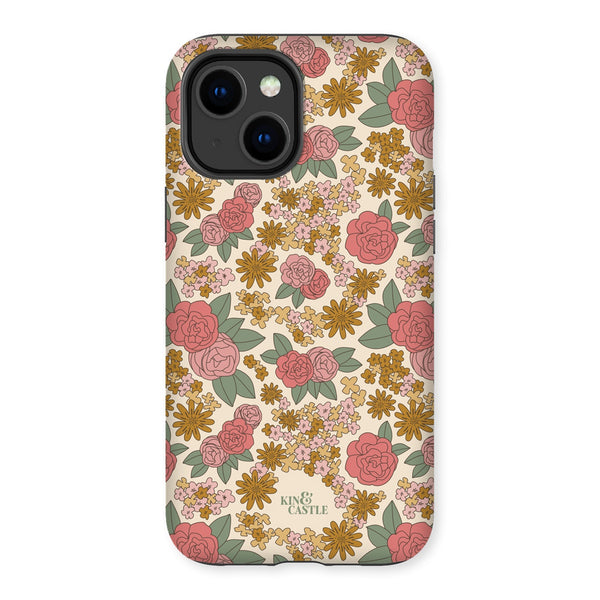 Pink & Rose Garden Tough Phone Case