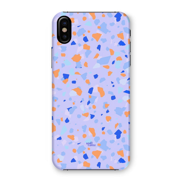 Blue & Orange Terrazzo Snap Phone Case