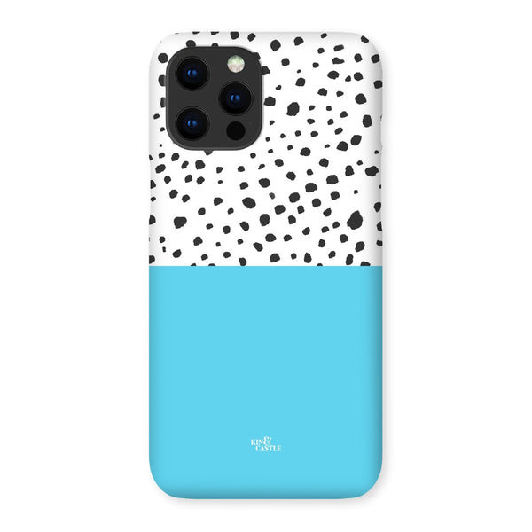 Blue & Graphite Animal Spots Snap Phone Case