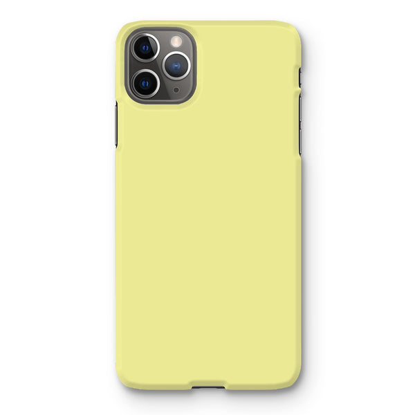 Lemon Yellow Snap Phone Case