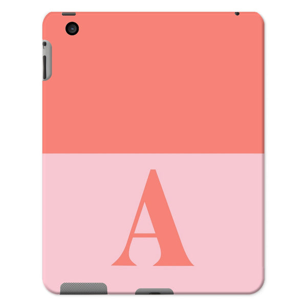 Monogram Initial Pastel Colours Tablet Cases