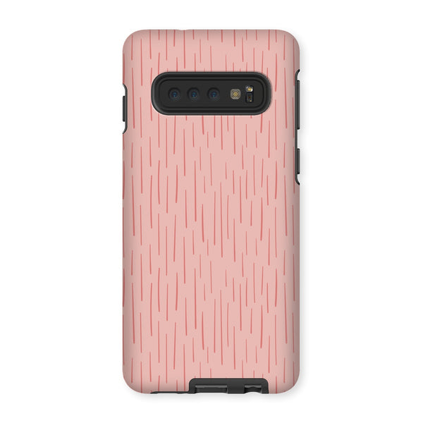 Rose Pink Dash Tough Phone Case