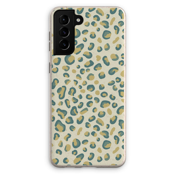 Mint Green Leopard Print Eco Phone Case