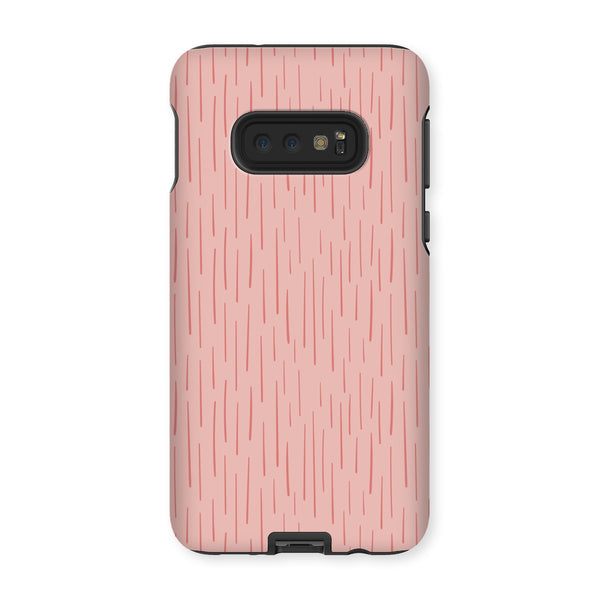 Rose Pink Dash Tough Phone Case