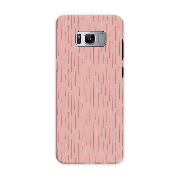 Rose Pink Dash Tough Phone Case